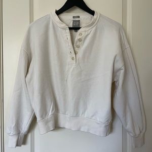 Gap Oversized Cream Sweatshirt